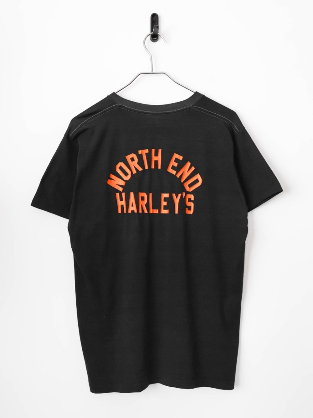 Super Rare True Vintage 70's North End Harley's Shirt Paper Thin Single Stitch